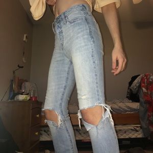hollister straight cut jeans